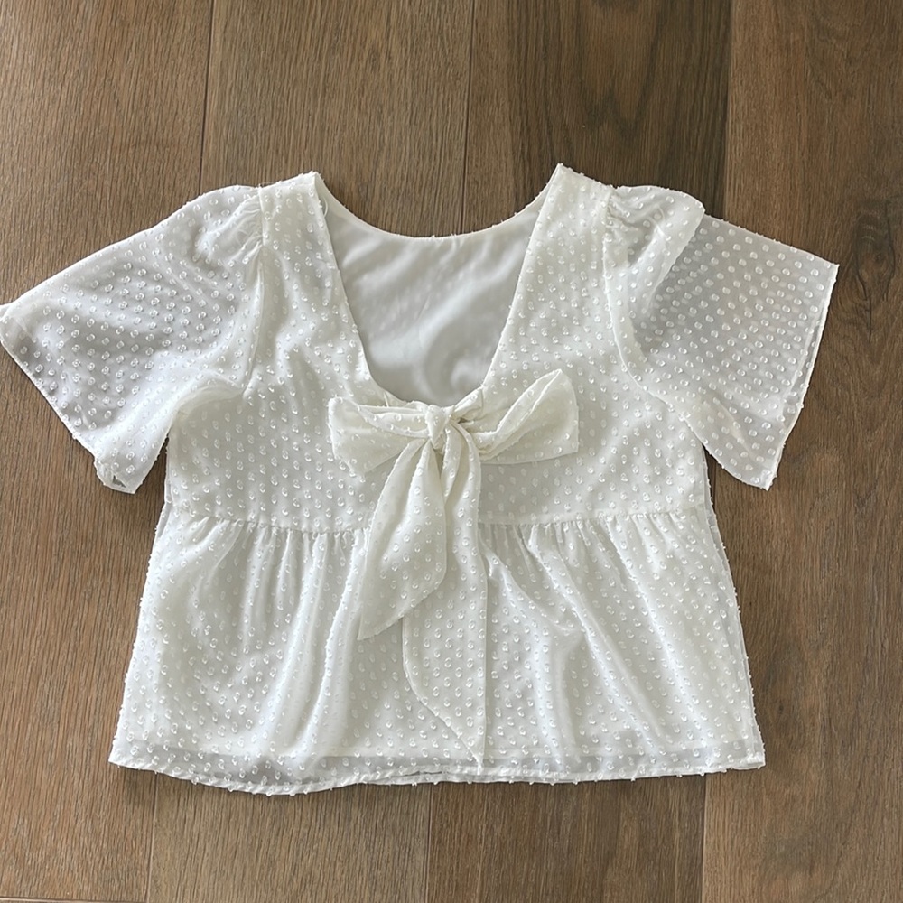 Banana Republic White Blouse (Medium) *Like New